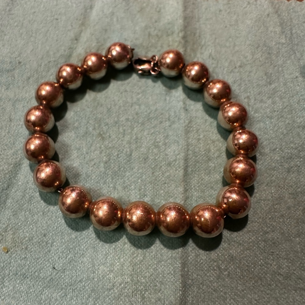 Tiffany sterling ball bracelet